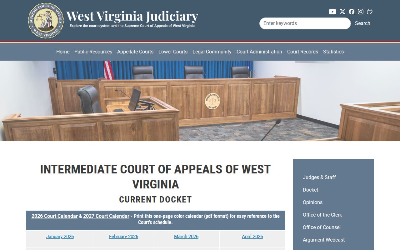 Calhoun County court dates compared with the ICA calendar